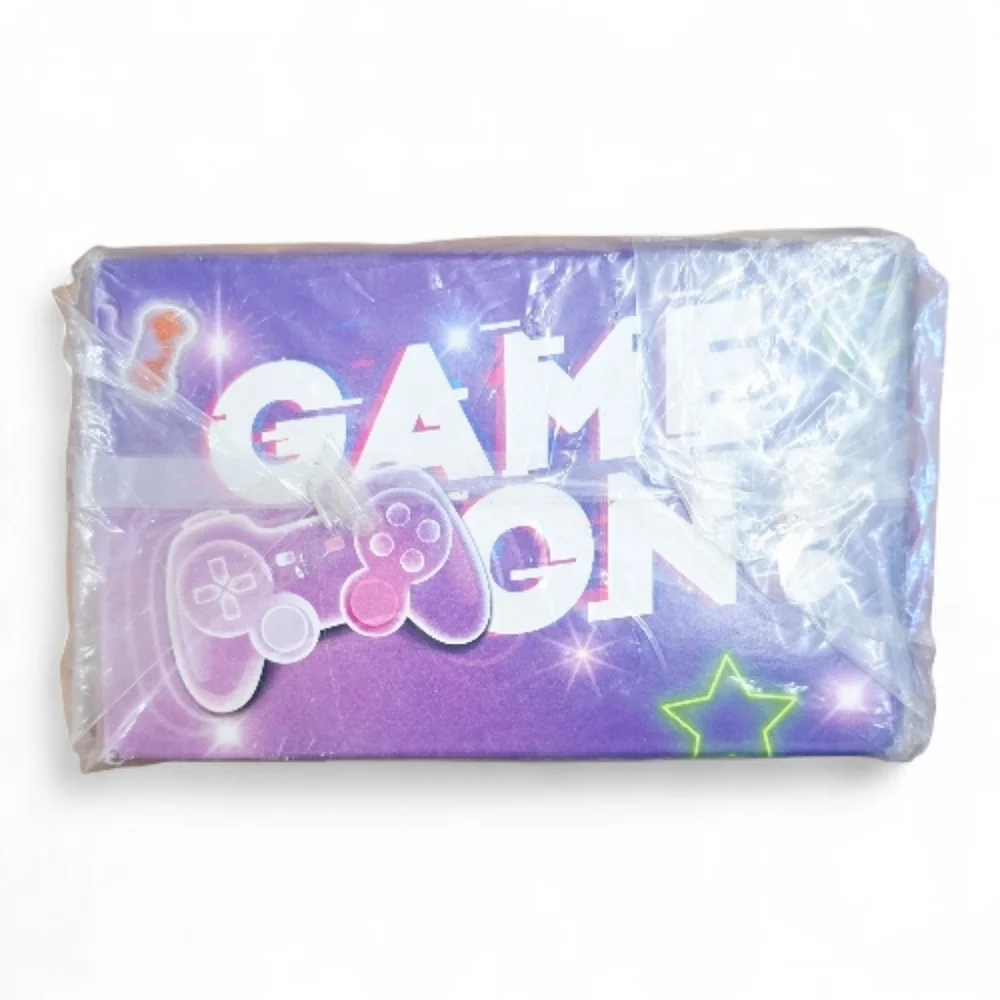 50 PCS Neon Video Game Paper Food Tray 